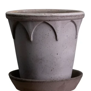 Kruka Elisabeth The Queen, Terracotta Grå - Bergs Potter